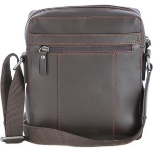 Leonhard Heyden Kleine Schoudertas / Crossbody Tas  -  Leer - Dakota  -  Bruin