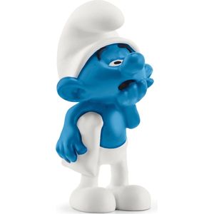 schleich 20838 Fauli Smurfs, voor kinderen vanaf 3 jaar, The Smurfs - Pre School Smurfs figuurtjes