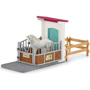 schleich HORSE CLUB - Paardenbox - Speelfigurenset - Kinderspeelgoed voor Jongens en Meisjes - 5 tot 12 jaar - 42569