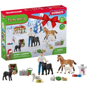 Schleich FARM WORLD - Adventskalender Farm World 2022 - Kinderspeelgoed Voor Jongens en Meisjes
