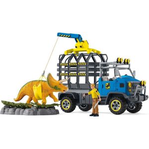 Schleich - Dinosauriërs Truckmissie - Dinospeelgoed - 43-Delige Set - 42565