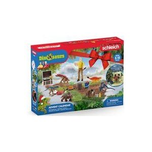 schleich DINOSAURS Adventskalender DINOSAURS 2023, vanaf 5 jaar, 98984 - Speelsets, 24 Onderdelen