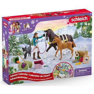 schleich HORSE CLUB Adventskalender HORSE CLUB 2024, vanaf 5 jaar, 99092 - Speelsets, 36 Onderdelen
