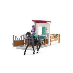schleich HORSE CLUB Paardenbox met Lisa en Storm 42709