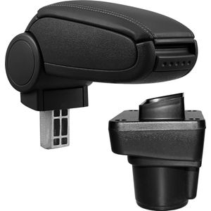 Armsteun Ford Ka+ generatie 3 kunstleer zwart stiksel