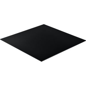 Glasplaat ESG veiligheidsglas 6 mm voor tafels 70x70 cm zwart