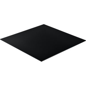 Glasplaat ESG veiligheidsglas 6 mm voor tafels 80x80 cm zwart