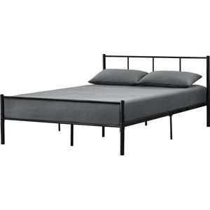Metalen bedframe Hercules incl. bedbodem 140x200 cm zwart