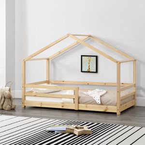 Knätten - Kinderbed - Huisbed - Hout - Met Uitvalbeveiliging