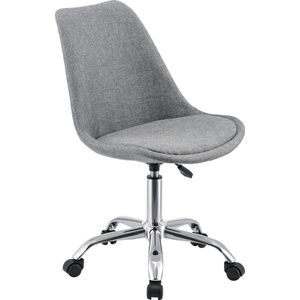 Bürostuhl Atherton 83-93x48x55 cm Hellgrau