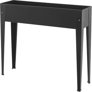 Kweektafel plantenbak 98x25x82 cm staal antraciet