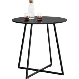 Eettafel Vaggeryd rond 78x80 cm zwart