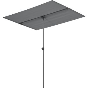 Parasol 360° Carsoli 120-200x180x130 cm Grijs