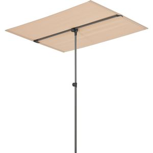 Parasol 360° Carsoli 120-200x180x130 cm zandkleurig