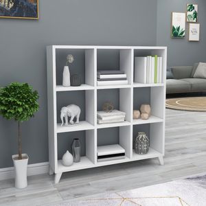 Boekenkast Svedala schap 100x88x20 cm wit