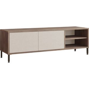 Tv-meubel Loppi 140x40x43cm eiken grijs