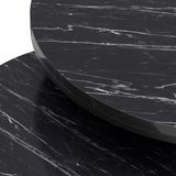 Couchtischset Skagen - Marmor, schwarz
