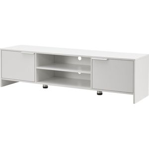 [en.casa] TV meubel Stevns 40x145x38 cm wit