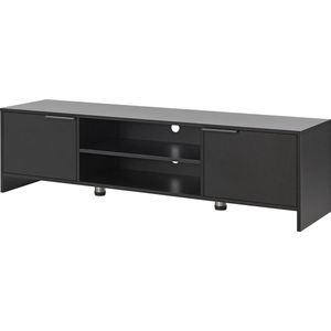 [en.casa] TV meubel Stevns 40x145x38 cm zwart
