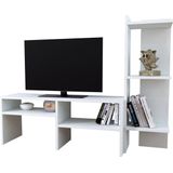 TV meubel Jevnaker 137x30x100 cm wit