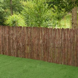 Boomschorsmat Zamora tuinscherm 1,6x3 m naturel casa.pro