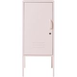 en.casa Nachtschrank »Hausjärvi« mit abschließbarer Tür 82 x 35 x 35 cm Stahl Rosa