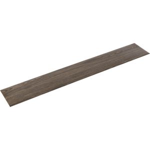 PVC laminaat zelfklevend set van 28 donkerbruin 3,92 m²