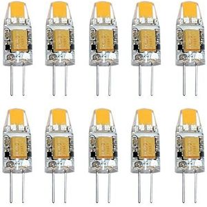 LEDmaxx G4 COB LED Lamp 1W 12V - 100lm - 2700K Warm Wit - 360° Lichtbundel - Vervangt 10W Halogeen - 10 stuks