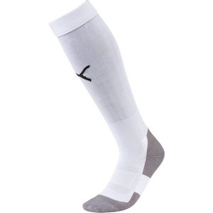PUMA - LIGA Socks Core - Sportsokken - Wit/Rood - DryCell, Elastische Tailleband