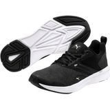 PUMA - Nrgy Comet - Hardloopschoenen - Zwart/Wit - Textiel/Rubber