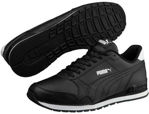 PUMA - St Runner V2 Full L - Sneakers - Puma Black - Leer