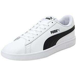 PUMA Sneakers Puma Smash V2 L uniseks-volwassene Lage sneakers , Wit (White/Black) , 38.5 EU