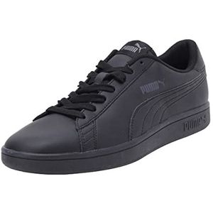 PUMA - Smash V2 L - Sneakers - Zwart - Leer