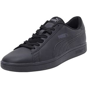 PUMA Sneakers Puma Smash V2 L uniseks-volwassene Lage sneakers , Zwart (Black/Black) , 38.5 EU