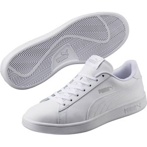 Puma - Smash - Sneakers - Wit - Leer - Rubberzool