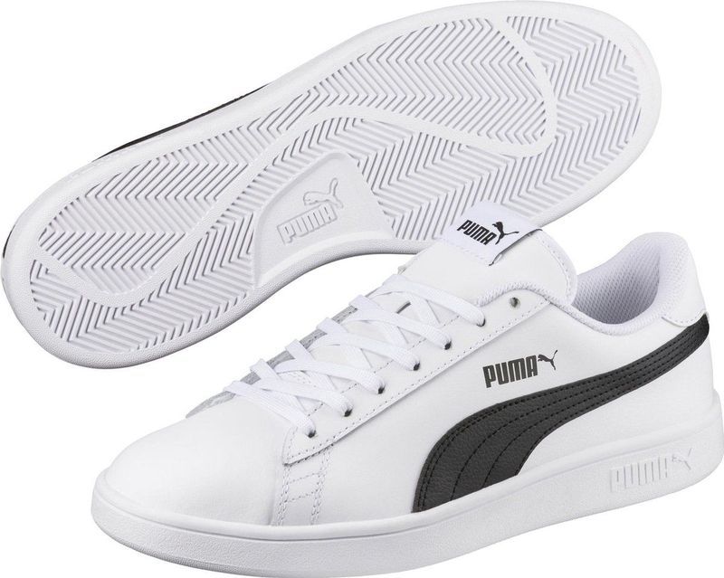 Puma - Sneakers - Puma White - Puma Black - Vetersluiting - Laag