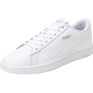 PUMA Sneakers Puma Smash V2 L uniseks-volwassene Lage sneakers , Wit (White/White) , 47 EU