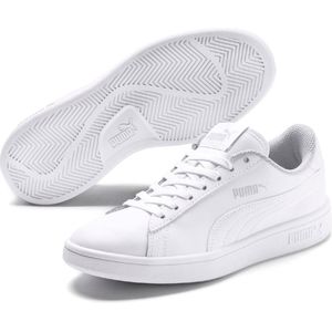 PUMA Sneaker Puma Smash V2 L Jr uniseks-kind laag,Puma White Puma White,38.5 EU