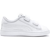 PUMA Smash V2 L V Ps Sneakers voor kinderen, uniseks, Wit Puma White Puma White, 30 EU