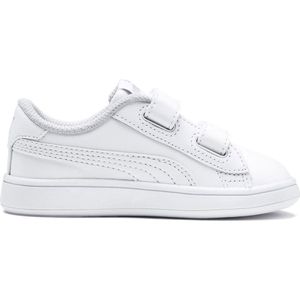 PUMA Smash V2 L V Ps Sneakers voor kinderen, uniseks, Wit Puma White Puma White, 30 EU