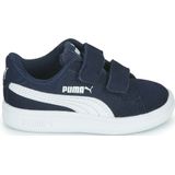 PUMA Baby Smash V2 Sd V Inf sneakers, uniseks, blauw, Peacoat White, 21 EU