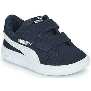 PUMA Baby Smash V2 Sd V Inf sneakers, uniseks, blauw, Peacoat White, 22 EU