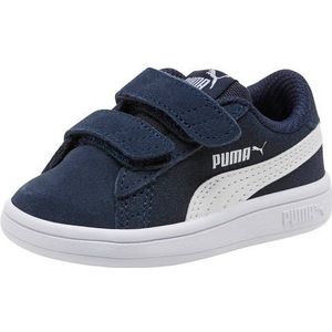 PUMA Smash v2 SD V Inf Kinderen Sneakers - Peacoat-Puma White - Maat 25