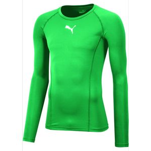 Puma - Liga Baselayer Shirt - Groen - Polyester - Lange Mouw