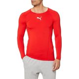 Puma Liga Baselayer Shirt Lange Mouw Heren - Rood