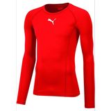 Puma Liga Baselayer Shirt Lange Mouw Heren - Rood