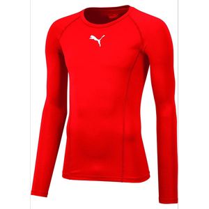 Puma Liga Baselayer Shirt Lange Mouw Heren - Rood