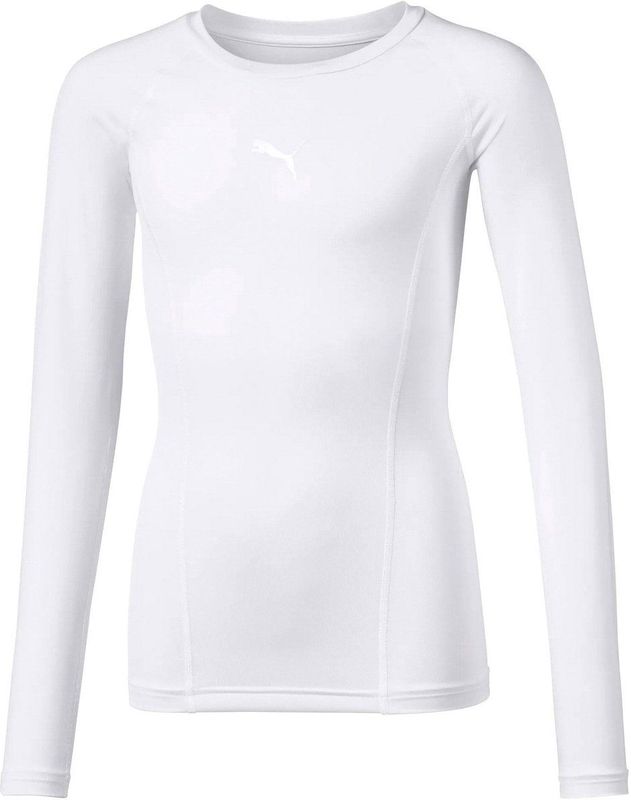 PUMA - LIGA Ondershirt Lange Mouwen - Wit - Polyester en Spandex