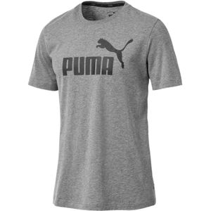 PUMA T-Shirt-Mouwen Man Essentials, S, Grijs