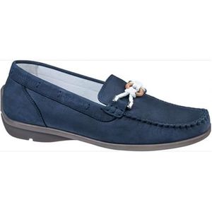 Waldläufer - 431016 - Casual Schoenen - Marine - Leer